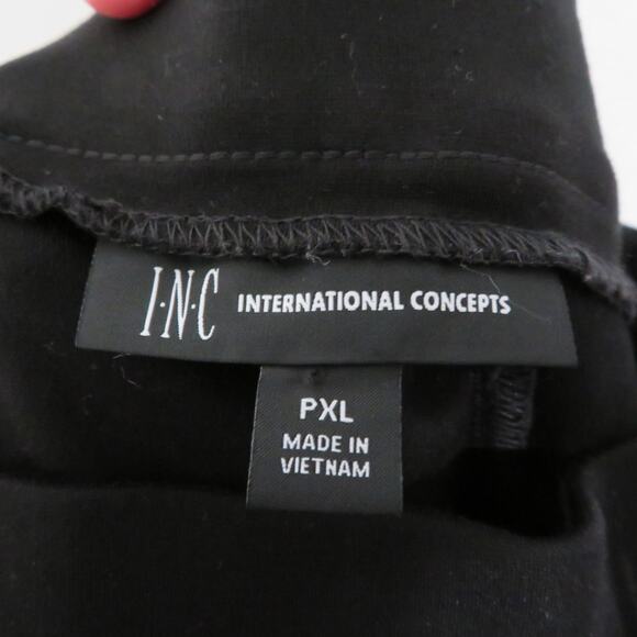 INC International Concepts Womens Sz PXL Black Wide Leg Pants Stretch Pull On - Picture 6 of 7